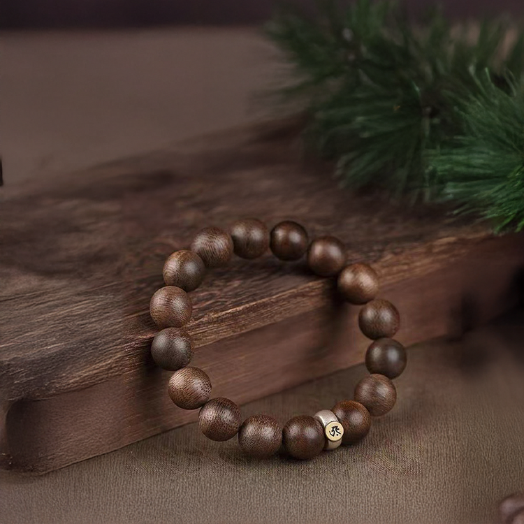 BIUDA Premium Agarwood Zodiac Guardian Bracelet – Personalized Buddhist Wrist Mala with 12 Zodiac Deities