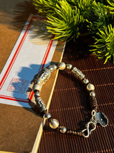 999純銀 仏頭 ビーズブレスレット|職人手彫り 仏像チャーム 数珠ブレスレット